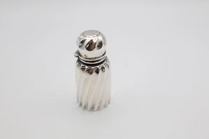 Antique Victorian Sterling Silver Twist Scent Bottle Hallmarked Birmingham 1896 - Picture 1 of 10