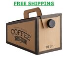96 Oz. Beverage Take Out Container Coffer Hot Cold Box 25/Case Easy Storage