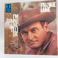 Frankie Laine I'm Gonna Live Til I Die LP Vinyl Record Pre-Owned Vintage