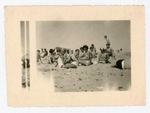 PHOTO SNAPSHOT amateur ratée error mistake, mer plage colonie vacances - Picture 1 of 2