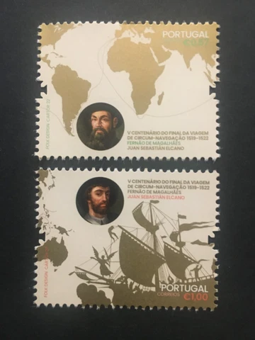Portugal 2022 - 500 Years Fernão Magalhães / Sebastian ElCano Arrival set MNH Cover