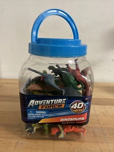 Adventure Force 40-Piece Dinosaurs Big Bucket - Used W/38 Pieces - Picture 1 of 5
