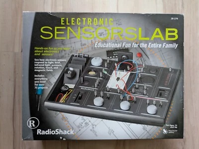New Sealed RadioShack Electronic Sensors Lab Kit 28-278 Vintage Kids Learning - Image 1 of 2