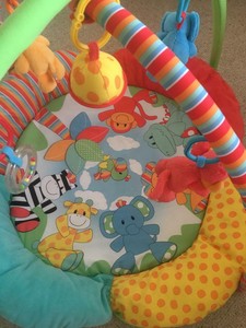mothercare baby safari lights and sounds playmat
