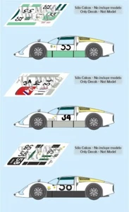 Decals Porsche 906 Le Mans 1966 1:32 1:43 1:24 1:18 64 87 slot calcas - Picture 1 of 4