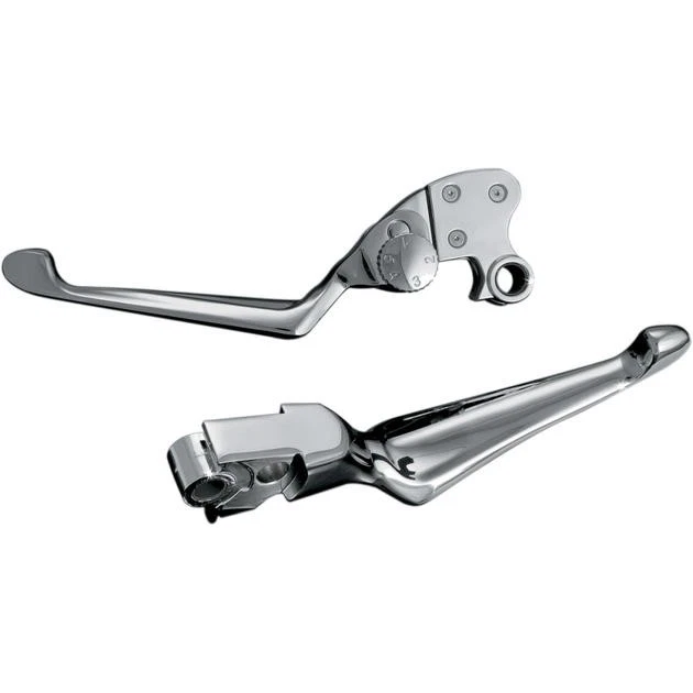 Hojas Kuryakyn Boss con palanca de embrague ajustable cromadas #1080 Harley Davidson Foto 1 de 1