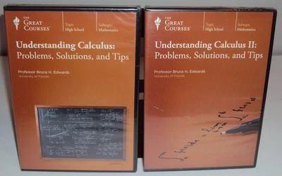The Great Courses Understanding Calculus I & II DVD Lot Problems Solutions Tips - Image 1 of 4