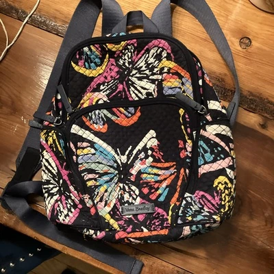 Vera Bradley Iconic Campus Backpack- "Butterfly Flutter" - Image 1 of 4
