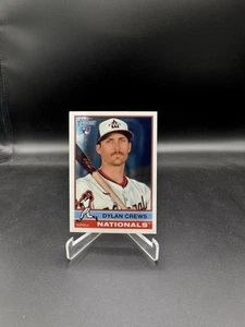 Topps Heritage Baseball #247 Dylan Crews RC SP 2025 cromado Washington Nationals - Imagen 1 de 2