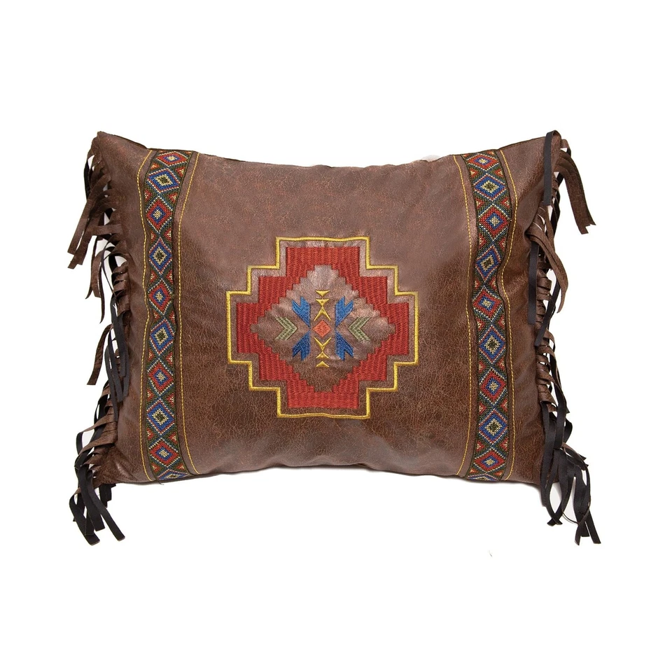 , Inc. Wrangler Santa Fe Southwestern 16"x20" Throw Pillow, Brown - Image 1 of 1