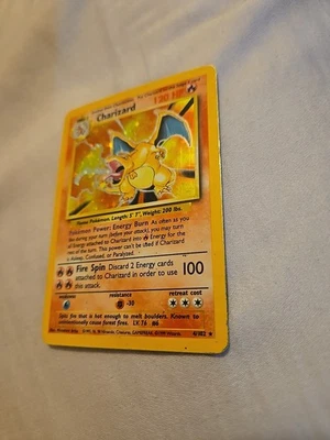 Charizard 4/102 Holo Base Set Unlimited 1999 Pokemon Card  - Image 1 of 4