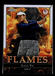 2024 Topps Cromo Juegos Olímpicos de Estados Unidos Llamas #F-2 Lilia Vu Golf EE. UU. - Imagen 1 de 2