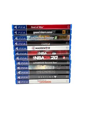 PS4 Spielesammlung - Konvolut 12 Stück Zustand Sehr Gut - USK 18 - Bild 1 von 2