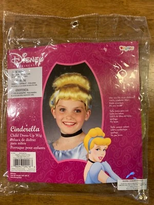 Disney Princess Child Wig Cinderella Halloween Dress Up ages 3+ NIP - Image 1 of 2