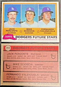 1981 Topps Fernando Valenzuela Rookie Card 302 ( Pick From List ) Dodgers - Picture 1 of 19