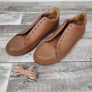 Thursday Boot Co Men's 13 Everyday Premier Low Top Hickory Brown Vachetta Shoes - Picture 1 of 11