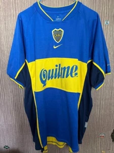 BOCA Juniors XL 2001 02 Home Vintage jersey shirt Argentina Nike Riquelme - Picture 1 of 11