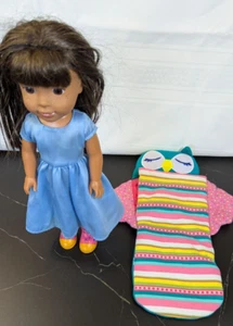 American Girl Gummistiefel Wishers Puppe 15 Zoll Puppe m. NACHTEULE Schlafsack (263) - Bild 1 von 9