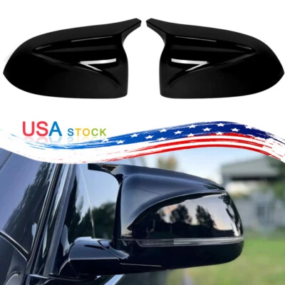 M Style Side Mirror Cover Caps Gloss Black For BMW X3 X5 X6 X7 G01 G02 G05 18-23 Foto 1 de 4