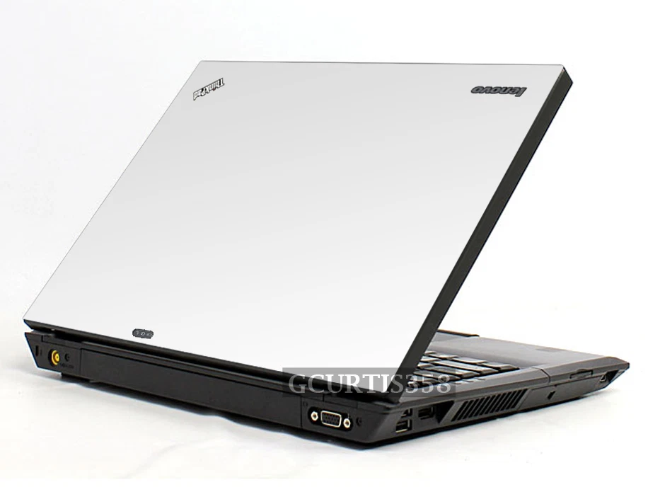 WHITE Vinyl Lid Skin Cover Decal fits IBM Lenovo Thinkpad T400 Laptop - Image 1 of 1