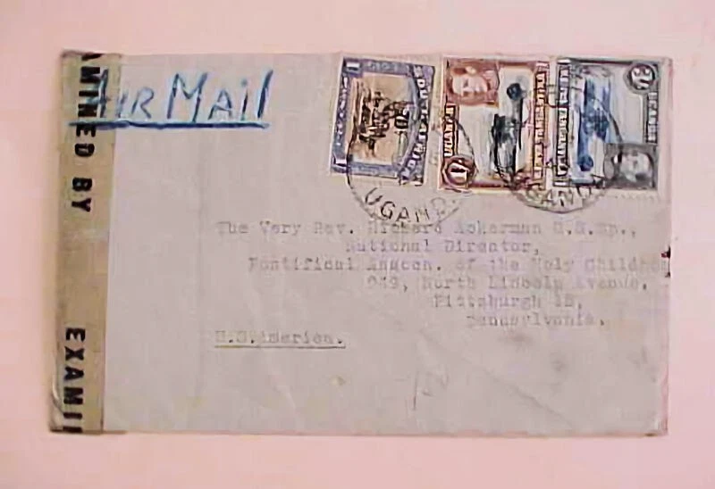 UGANDA LUGAZI CENSORED FEB 1945 年至美国 #147 — 第 1/1 张图片