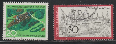 Germany 1969 SC# 1009 - Pipe Line # 1010 - Rothenburg ob der Tauber Used Lot #11 - Image 1 of 2
