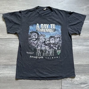 A Day to Remember Bring Me The Horizon Tour Medium Tee T Shirt Black - Picture 1 of 12
