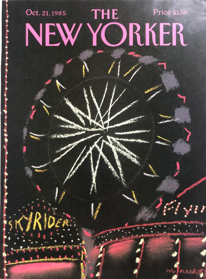 The New Yorker Cover, October 21, 1985, cover art by Merle Nacht - Image 1 of 1