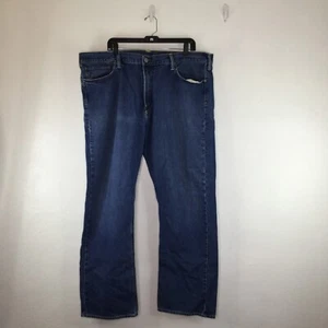 Polo Ralph Lauren Jeans Men Size 42X32 Blue Denim Pockets Button Zip Cotton - Picture 1 of 9