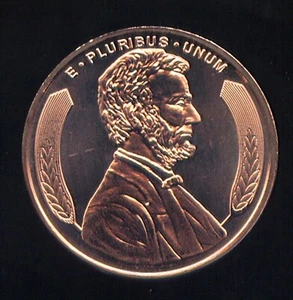THREE 1 OZ. COPPER ROUNDS .999 FINE (G7378/9) MERCURY, LINCOLN, WALKING LIBERTY - Picture 1 of 6