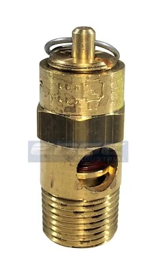 CONRADER 135 PSI SAFETY RELIEF POP OFF VALVE FOR AIR COMPRESSOR TANK RELEASE, 3/8" NPT
