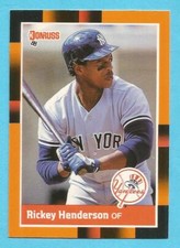 RICKEY HENDERSON Singles & Inserts (with Pictures) / You Pick The Cards