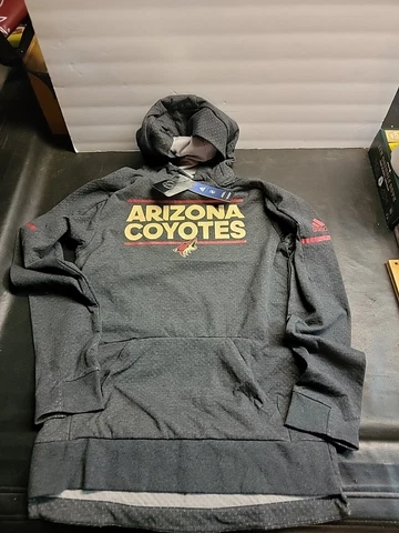 ARIZONA COYOTES Adidas Hoodie Sweatshirt NWT Size Small Cover