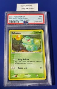 Pokemon FireRed & LeafGreen EX FRLG Bulbasaur Reverse #54 psa 9 - Picture 1 of 3