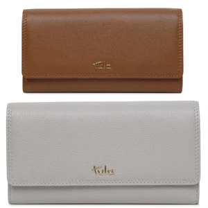 Tula England große Matinee Geldbörse aus genarbtem Leder 655824-J - Bild 1 von 7