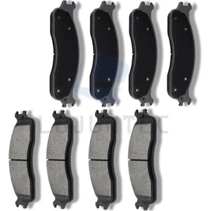 Front Rear Ceramic Pads Brake Hardwear Kit For 2003-2008 Dodge Ram 3500 Premium - Picture 1 of 11