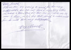 Ray Harrell 1935-45 Cardinals Cubs Phillies Pirates Giants SIGNED LETTER to fan - Picture 1 of 1