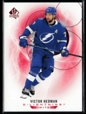 2020-21 SP Authentic Limited Red Victor Hedman #3 - Image 1 of 2