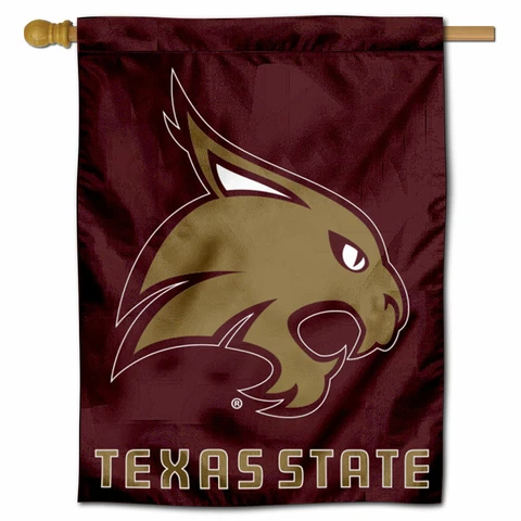Texas State University Two Sided House Flag Cover