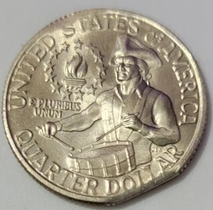 1776-1976 Bicentennial Quarter 6 Finger Drummer Boy Error - Picture 1 of 7