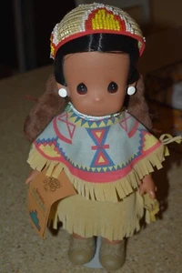 12" Vintage Precious Moments Doll Native American Indians Yakima “Aquene” - Picture 1 of 12