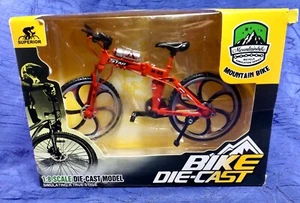 Mini bicicleta de montaña modelo fundido a presión de dedo de aleación 1:8 - Imagen 1 de 4