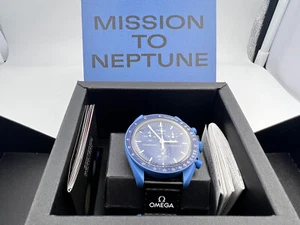 OMEGA X SWATCH SPEEDMASTER MOONSWATCH - MISSION TO NEPTUN - NEUWARE - Picture 1 of 13