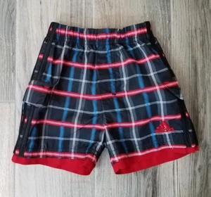 Adidas Toddler Boy 18 Months Plaid 2 Side Pockets Shorts - Picture 1 of 4