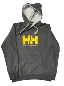 Helly Hansen Women's Grey/Black Pullover Hoodie Size Small Embroidered Outerwear - Picture 1 of 7