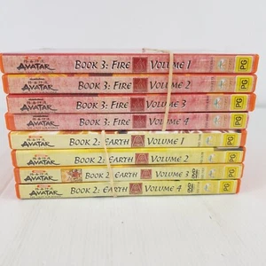The Legend Of AANG Book 2, 3 The Last Air Bender Nickelodeon Bulk 8 DVDS D14 - Picture 1 of 5