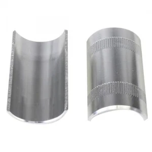 BIKE BICYCLE HANDLEBAR SHIM ALLOY 22.2 - 25.4mm SILVER - Picture 1 of 1