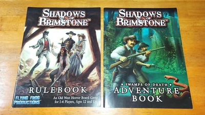 Shadows of Brimstone Swamps of Death Replacement Rulebook and Adventure Book - Image 1 of 2