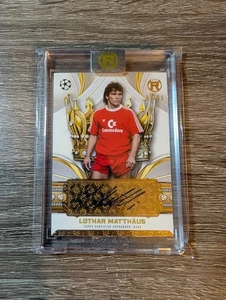 2024-25 Topps Reverence Lothar Matthaus Crowned Legend Auto #/99 Bayern Munich - Picture 1 of 2