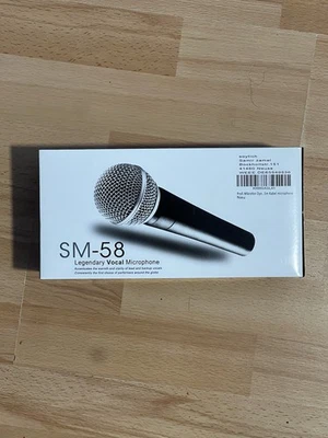 SM58 Dynamisches Gesangsmikrofon, Kabelgebunden, mit Schalter - Bild 1 von 3